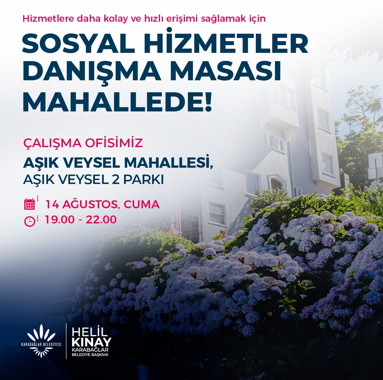 Sosyal Hizmetler Danışma Masası Mahallede!
